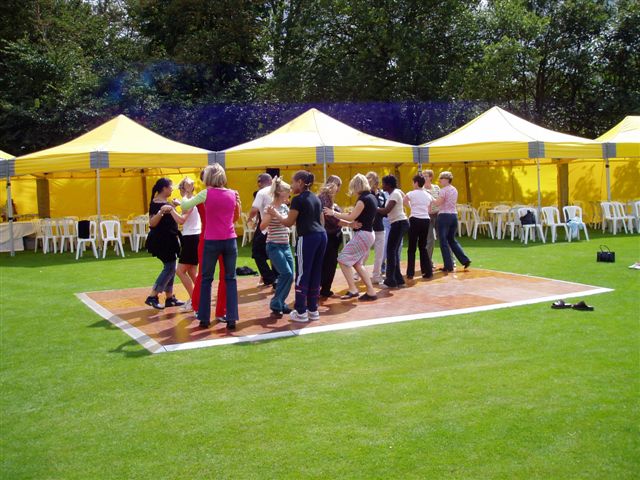 Outside Dance Floor Hire